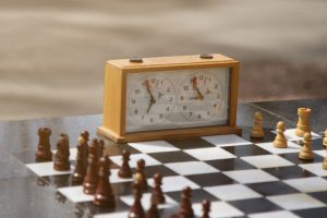 Everything is ready for the new chess game to begin